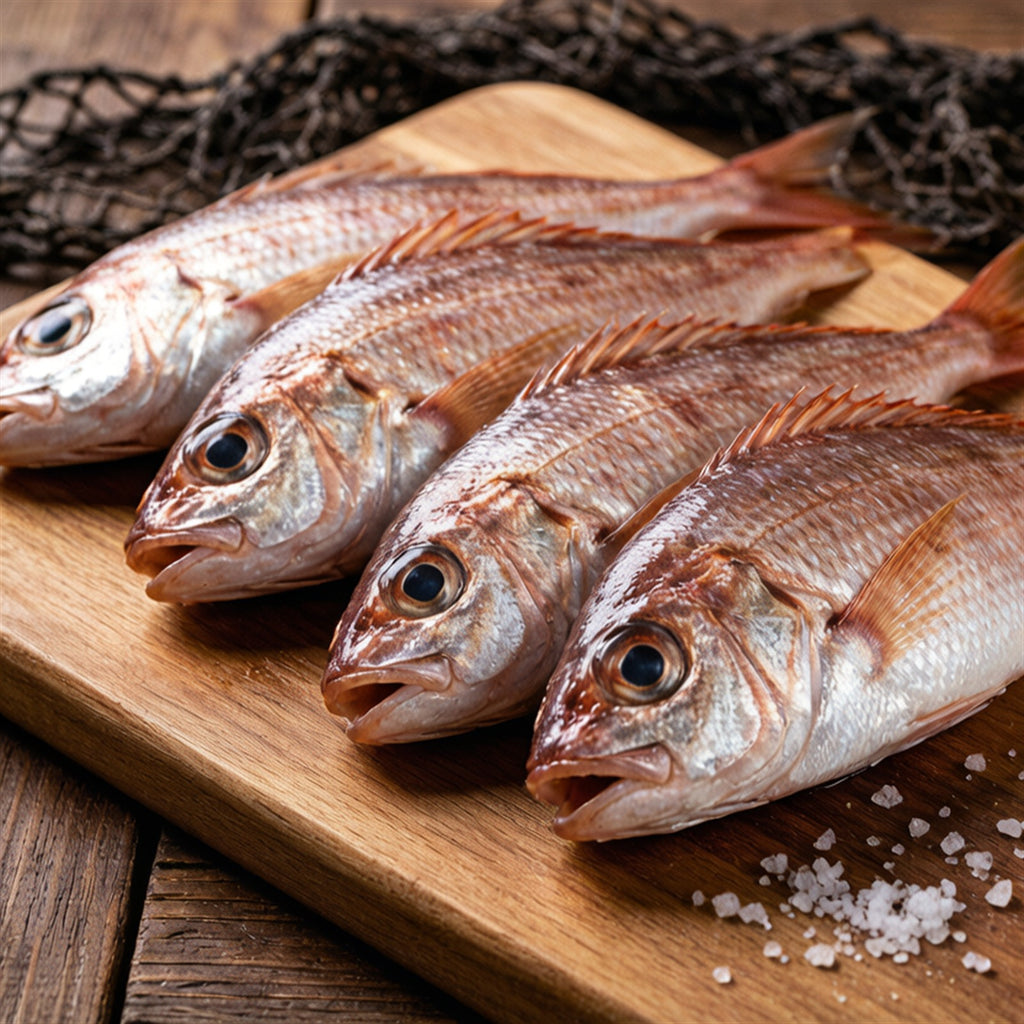 Wild caught red crown squirrelfish on ice (3)