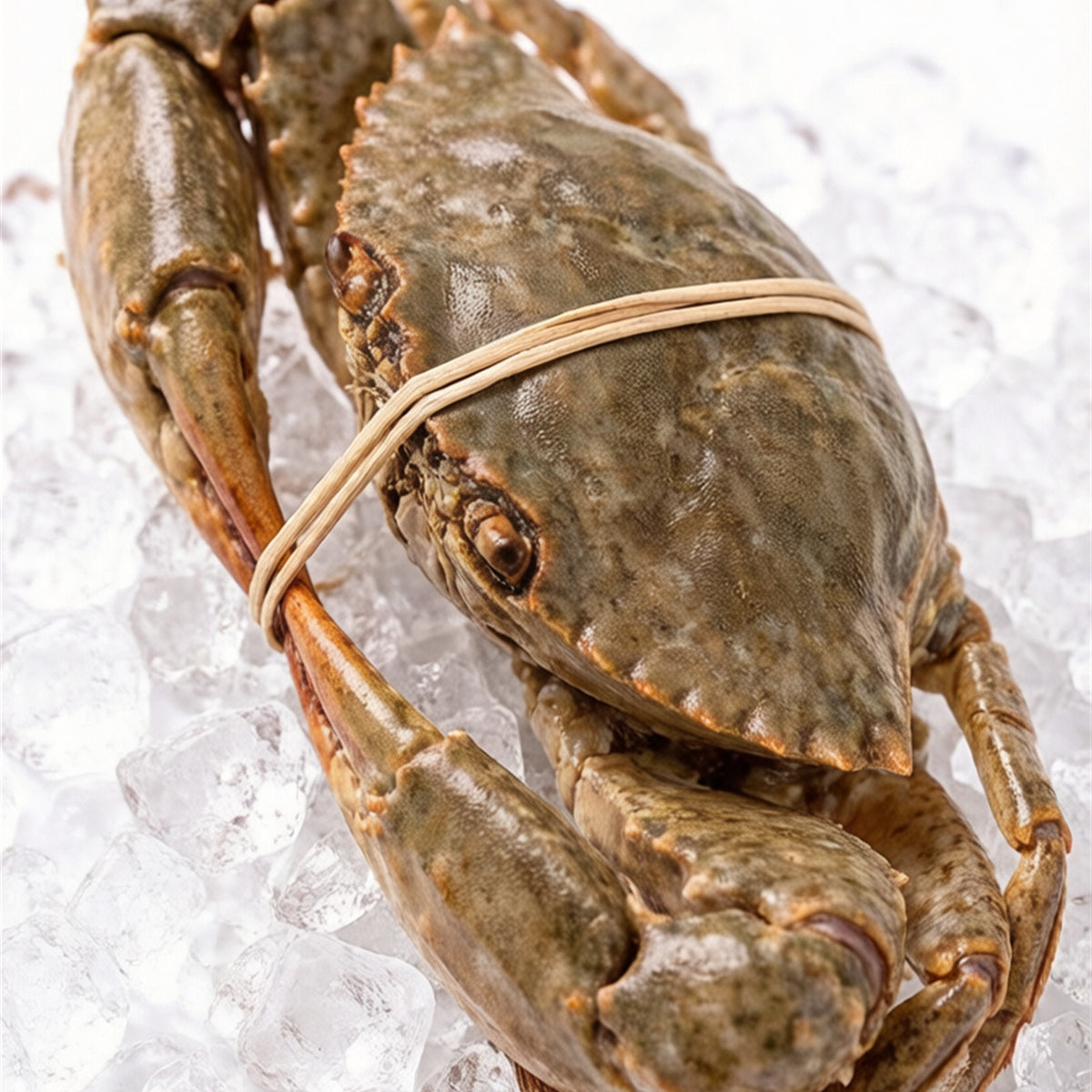 Fresh whole mud crab with large claws (3)