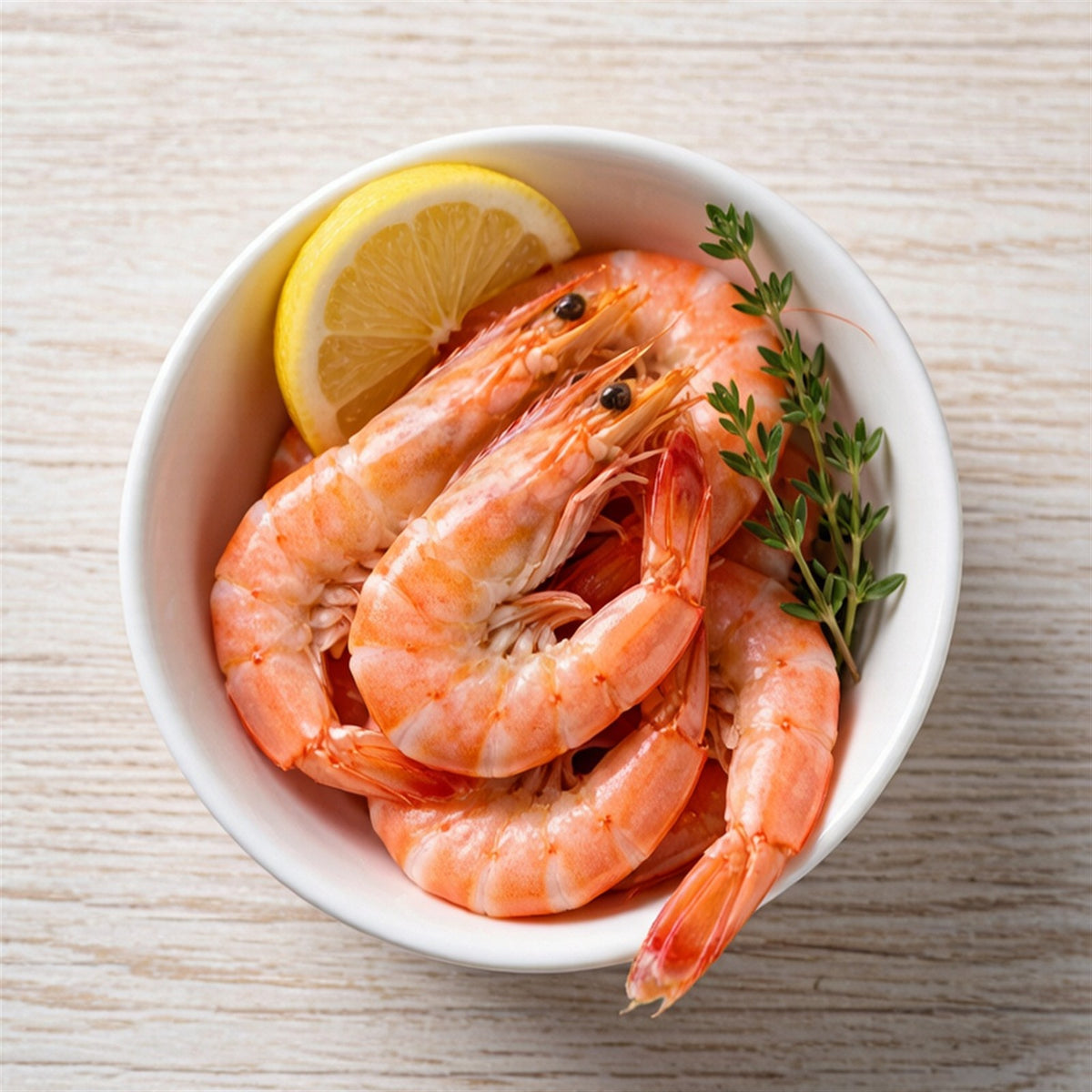 Fresh wild Pacific white shrimp on ice (2)